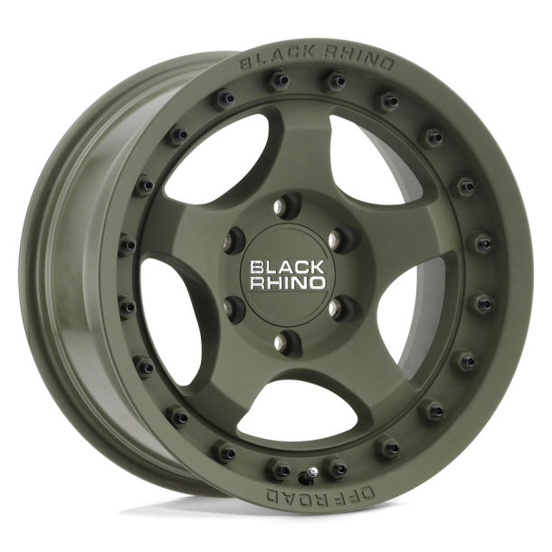 BLACK RHINO BANTAM Olive Drab Green 16X8 5X127 (BS 4.11) CB 71.50