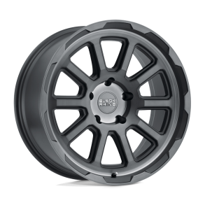 BLACK RHINO CHASE Brushed Gunmetal 18X8 5X114.3 (BS 4.89) CB 76.10