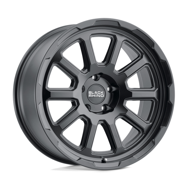 BLACK RHINO CHASE Matte Black 17X8 5X114.3 (BS 4.89) CB 76.10