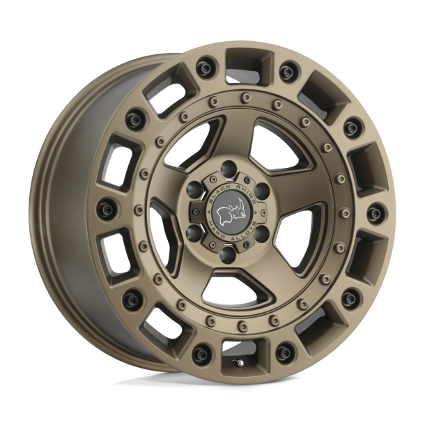 BLACK RHINO CINCO Bronze w/ Black Bolts 17X9.5 5X127 (BS 4.54) CB 71.50