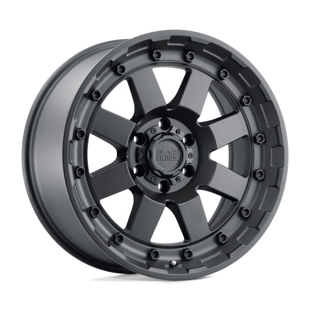 BLACK RHINO CLEGHORN Matte Black 17X8.5 5X127 (BS 4.04) CB 71.50