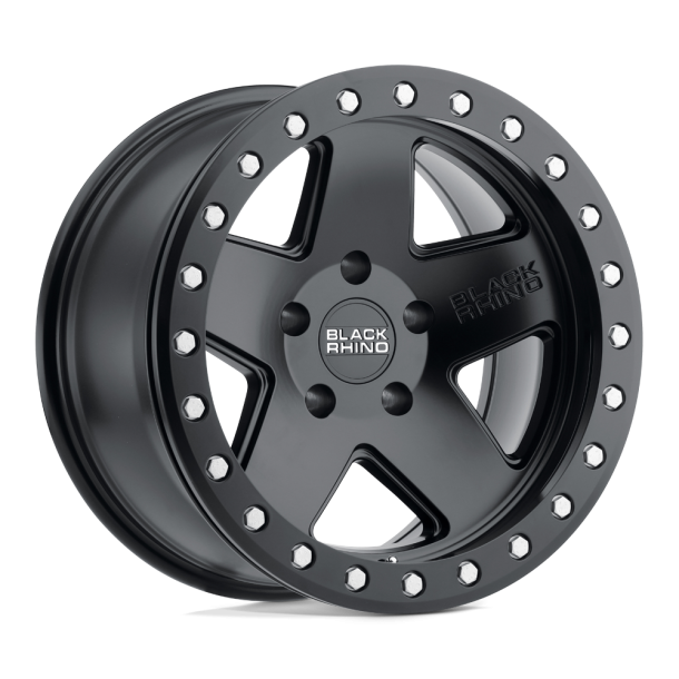 BLACK RHINO CRAWLER Matte Black 17X8.5 5X114.3 (BS 3.49) CB 71.50