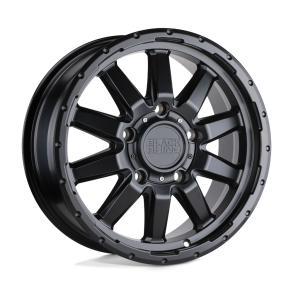 BLACK RHINO EXCURSION Matte Black 17X7.5 6X139.7 (BS 5.63) CB 112.10