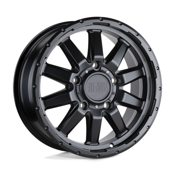 BLACK RHINO EXCURSION Matte Black 17X7.5 6X139.7 (BS 5.63) CB 112.10