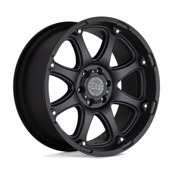 BLACK RHINO GLAMIS Matte Black 17X9 5X127 (BS 4.53) CB 78.10