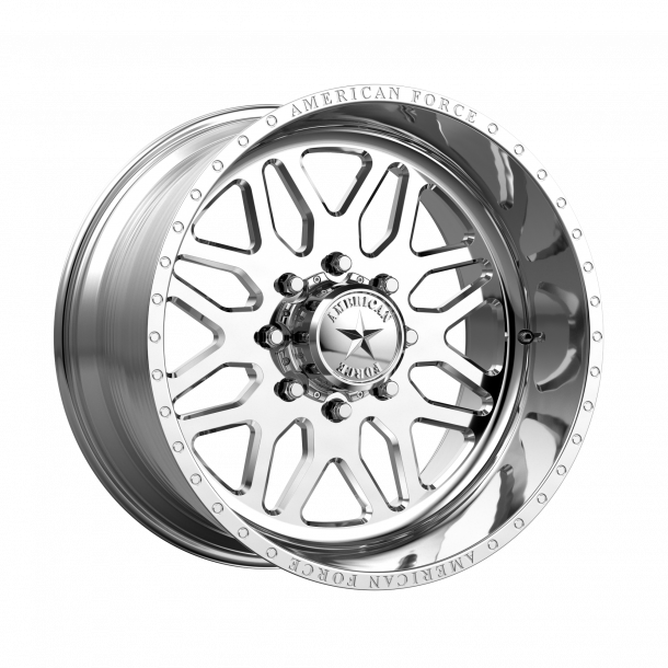 AMERICAN FORCE AFW B02 TRAX SS Polished 9x20 , ET=0, BS=5, 8x165.1