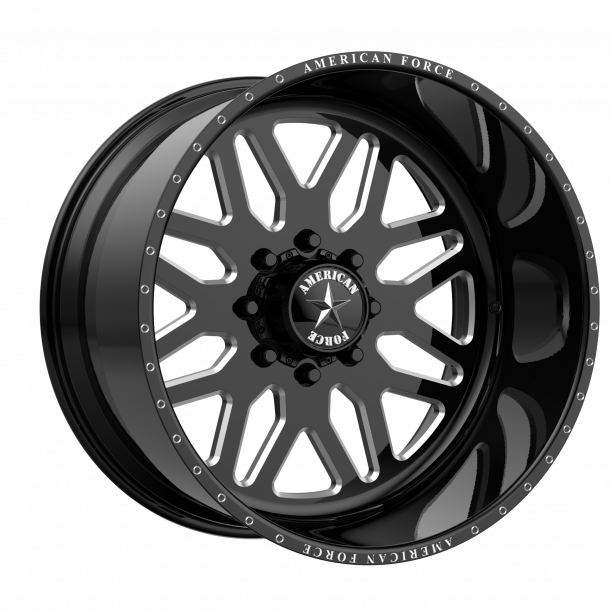 AMERICAN FORCE AFW B02 TRAX SS Gloss Black 14x20 , ET=-73, BS=4.63, 8x165.1