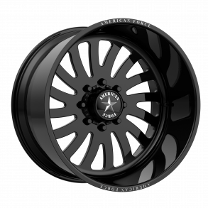 AMERICAN FORCE AFW 74 OCTANE SS Gloss Black - Left Directional 9x20 , ET=0, BS=5, 8x180