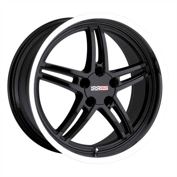 CRAY SCORPION Gloss Black W/ Mirror Cut Lip 10.5x18 5X120.65 ET 65 (BS 8.31) CB 70.3