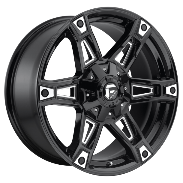 FUEL D622 DAKAR Gloss Black Milled 20X9 5X114.3 (BS 5.04) CB 78.10