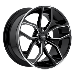 FOOSE 1PC F150 OUTCAST Gloss Black Milled 8x18 5X114.3 ET 40 (BS 6.07) CB 72.56