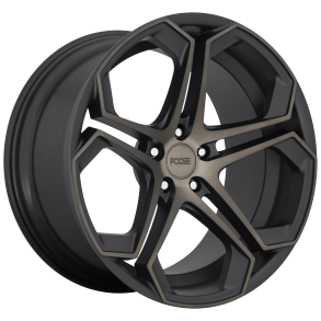 FOOSE 1PC F168 IMPALA Matte Machined Double Dark Tint 10.5x20 5X115 ET 20 (BS 6.54) CB 71.5