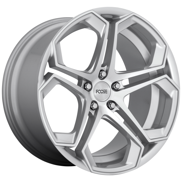 FOOSE 1PC F170 IMPALA Gloss Silver Machined 9x20 5X114.3 ET 35 (BS 6.38) CB 72.56