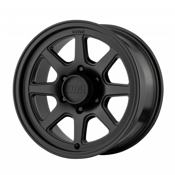 KMC KM301 TURBINE Satin Black 8x16 , ET=0, BS=4.50, 6x139.7