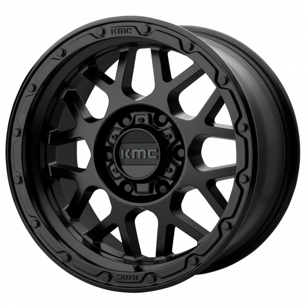 KMC KM535 GRENADE OR Matte Black 8.5x17 , ET=0, BS=4.75, 6x139.7