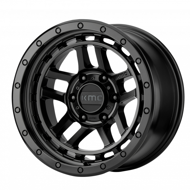 KMC KM540 RECON Satin Black 9x17 , ET=-12, BS=4.53, 6x139.7