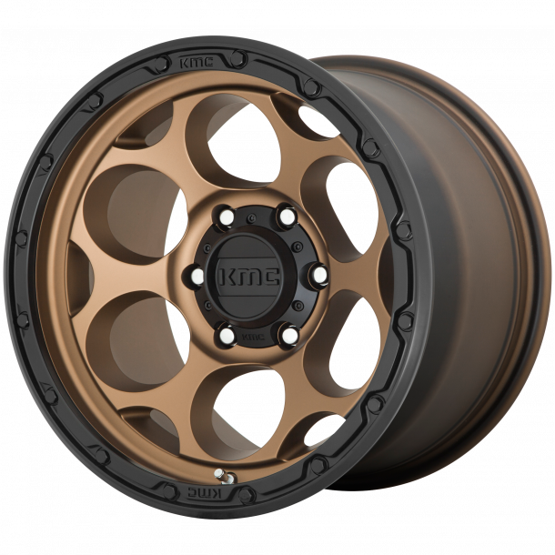 KMC KM541 DIRTY HARRY Matte Bronze With Black Lip 8.5x17 , ET=0, BS=4.75, 6x139.7