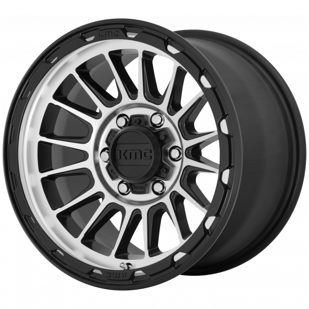 KMC KM542 IMPACT Satin Black Machined 8x16 , ET=0, BS=4.50, 6x139.7