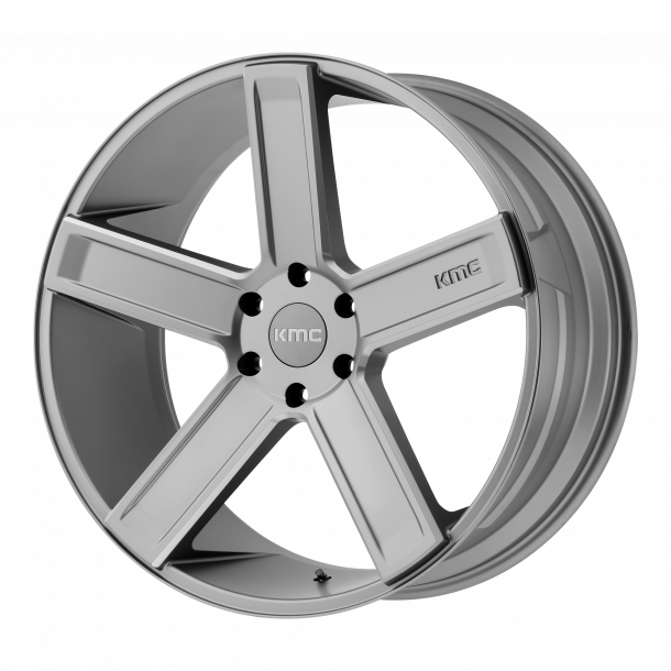 KMC KM702 DUECE Satin Gray Milled 8.5x20 , ET=35, BS=6.13, 6x139.7