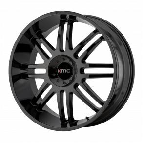 KMC KM714 REGULATOR Gloss Black 9.5x22 , ET=30, BS=6.43, 6x139.7
