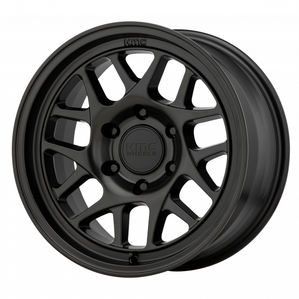 KMC KM717 Satin Black 8.5x17 , ET=0, BS=4.75, 5x127