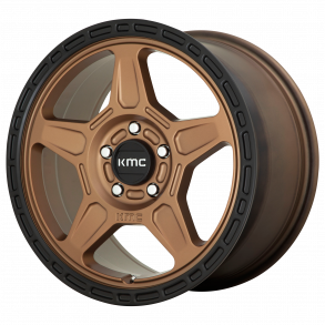 KMC KM721 ALPINE Matte Bronze With Black Lip 8x18 , ET=38, BS=6, 5x120