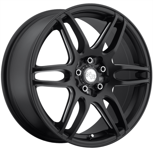 NICHE 1PC M106 NR6 Matte Black Milled 7.5x17 5X114.3 ET 45 (BS 6.02) CB 72.56