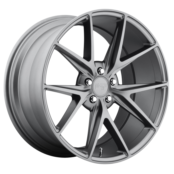 NICHE 1PC M116 MISANO Matte Gun Metal 10.5x20 5X115 ET 20 (BS 6.54) CB 71.5