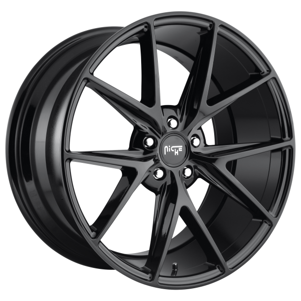 NICHE 1PC M119 MISANO Gloss Black 9x22 5X114.3 ET 42 (BS 6.65) CB 72.56