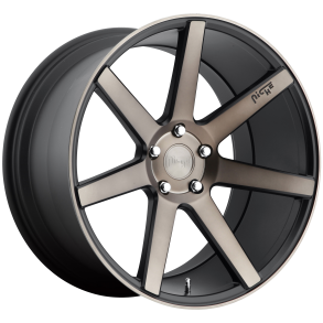 NICHE 1PC M150 VERONA Matte Black Machined 10.5x20 5X114.3 ET 30 (BS 6.93) CB 72.56