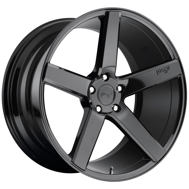 NICHE 1PC M188 MILAN Gloss Black 8.5x20 5X114.3 ET 35 (BS 6.13) CB 72.56