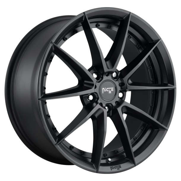 NICHE 1PC M196 SECTOR Matte Black 8.5x19 5X114.3 ET 35 (BS 6.13) CB 72.56