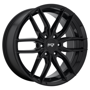NICHE 1PC M209 VOSSO Gloss Black 9.5x22 6X139.7 ET 30 (BS 6.43) CB 78.1