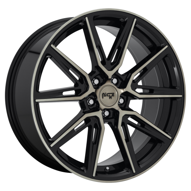 NICHE 1PC M219 GEMELLO Gloss Machined Double Dark Tint 9x20 5X114.3 ET 35 (BS 6.38) CB 72.56