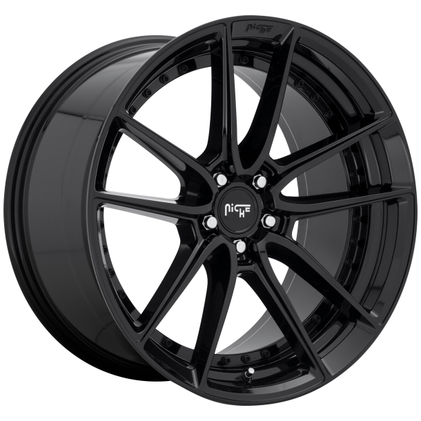 NICHE 1PC M223 DFS Gloss Black 10.5x20 5X115 ET 20 (BS 6.54) CB 71.5