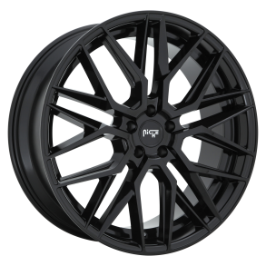 NICHE 1PC M224 GAMMA Gloss Black 10.5x22 5X115 ET 20 (BS 6.54) CB 71.5