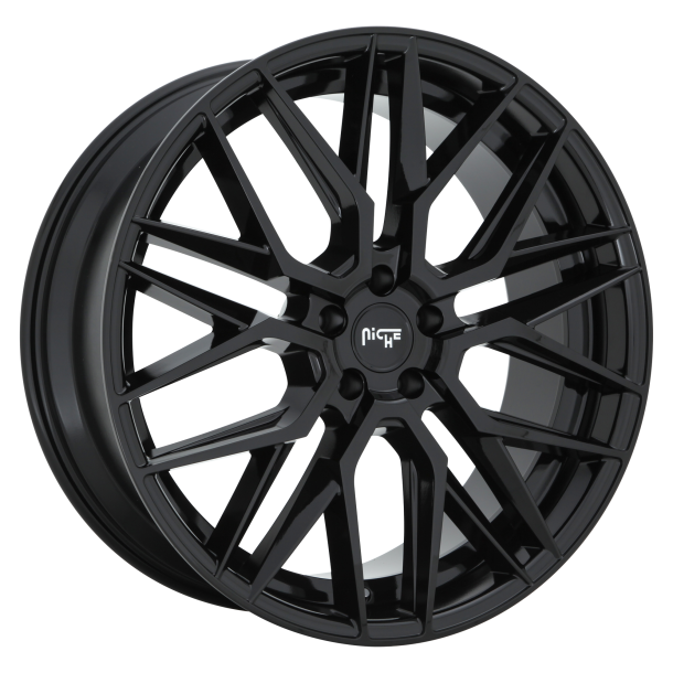 NICHE 1PC M224 GAMMA Gloss Black 9x22 5X115 ET 15 (BS 5.59) CB 71.5