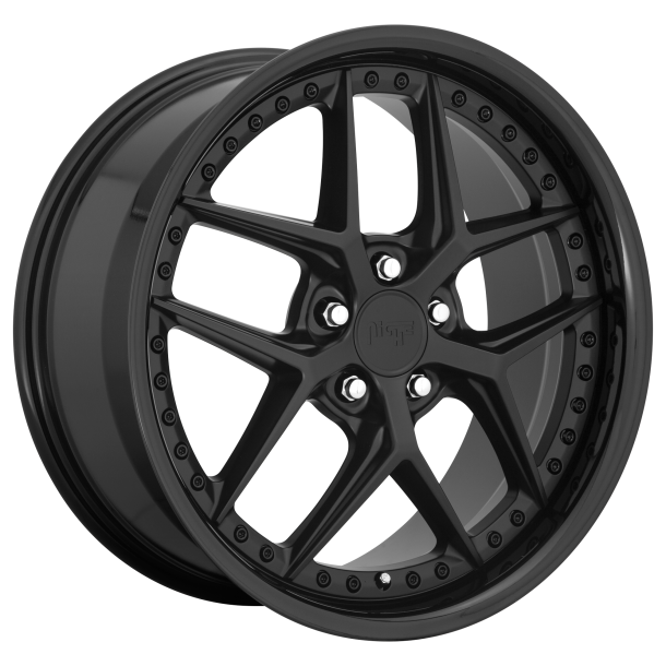 NICHE 1PC M226 VICE Gloss Black Matte Black 8.5x19 5X114.3 ET 35 (BS 6.13) CB 72.56