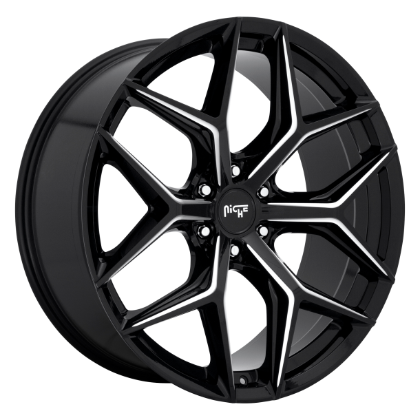 NICHE 1PC M232 VICE SUV Gloss Black Milled 10x24 6X139.7 ET 30 (BS 6.68) CB 106.1