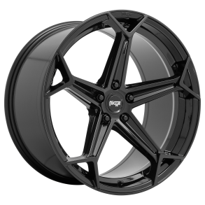 NICHE 1PC N258 ARROW Gloss Black 10.5x20 5X114.3 ET 40 (BS 7.32) CB 72.56
