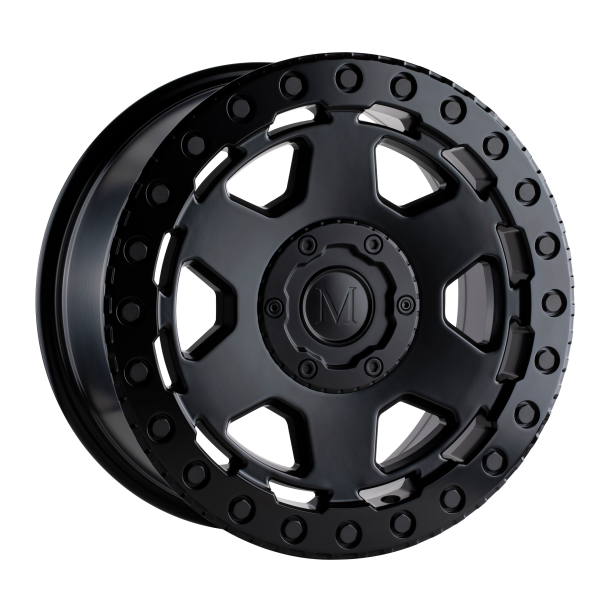MANDRUS FORSCHER Matte Black 8x17 6X130 ET 45, (BS 6.27), CB 84.10