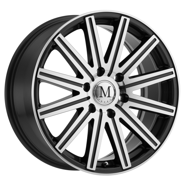 MANDRUS STARK Gunmetal W/ Mirror Cut Face & Lip 7x16 6X130 ET 52, (BS 6.05), CB 84.10