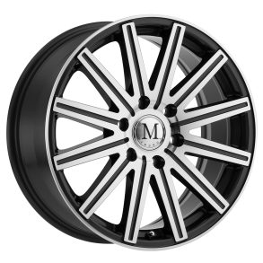 MANDRUS STARK Gunmetal W/ Mirror Cut Face & Lip 8x18 6X130 ET 52, (BS 6.55), CB 84.10