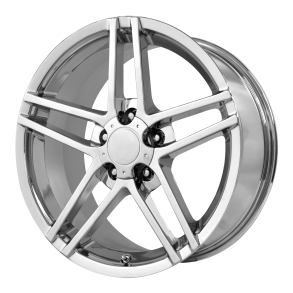 PERFORMANCE REPLICAS PR117 Chrome 8.5x18 5X120.65 ET 56 (BS 6.95) CB 70.7