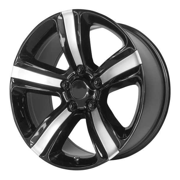 PERFORMANCE REPLICAS PR155 Gloss Black Machined 9x20 5X139.7 ET 18 (BS 5.71) CB 77.8