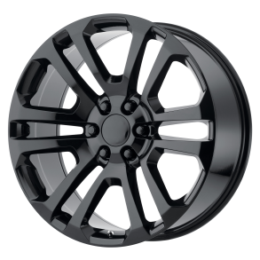 PERFORMANCE REPLICAS PR158 Gloss Black 9x20 6X139.7 ET 24 (BS 5.94) CB 78.1