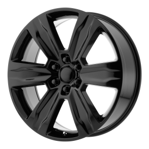 PERFORMANCE REPLICAS PR172 Gloss Black 9x22 6X135 ET 44 (BS 6.73) CB 87.1