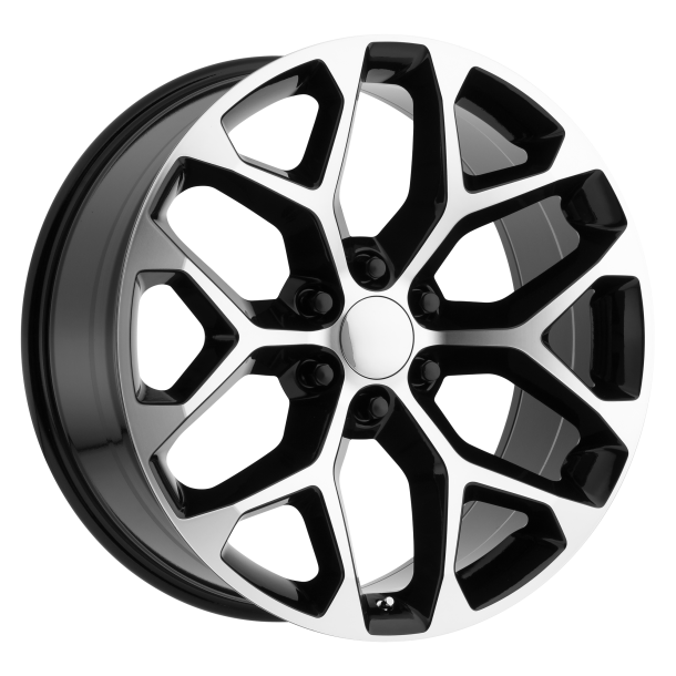 PERFORMANCE REPLICAS PR176 Gloss Black Machined 10x24 6X139.7 ET 24 (BS 6.44) CB 78.1