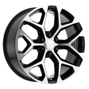 PERFORMANCE REPLICAS PR176 Gloss Black Machined 10x24 6X139.7 ET 31 (BS 6.72) CB 78.1