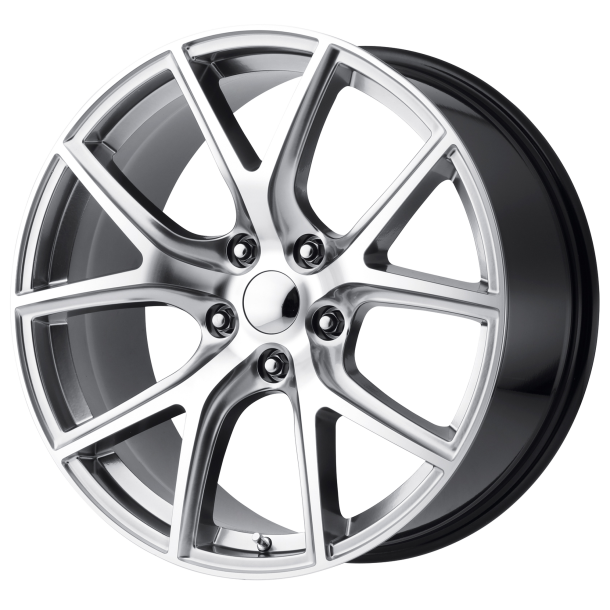 PERFORMANCE REPLICAS PR181 Hyper Silver Machined 9x20 5X127 ET 34 (BS 6.34) CB 71.5